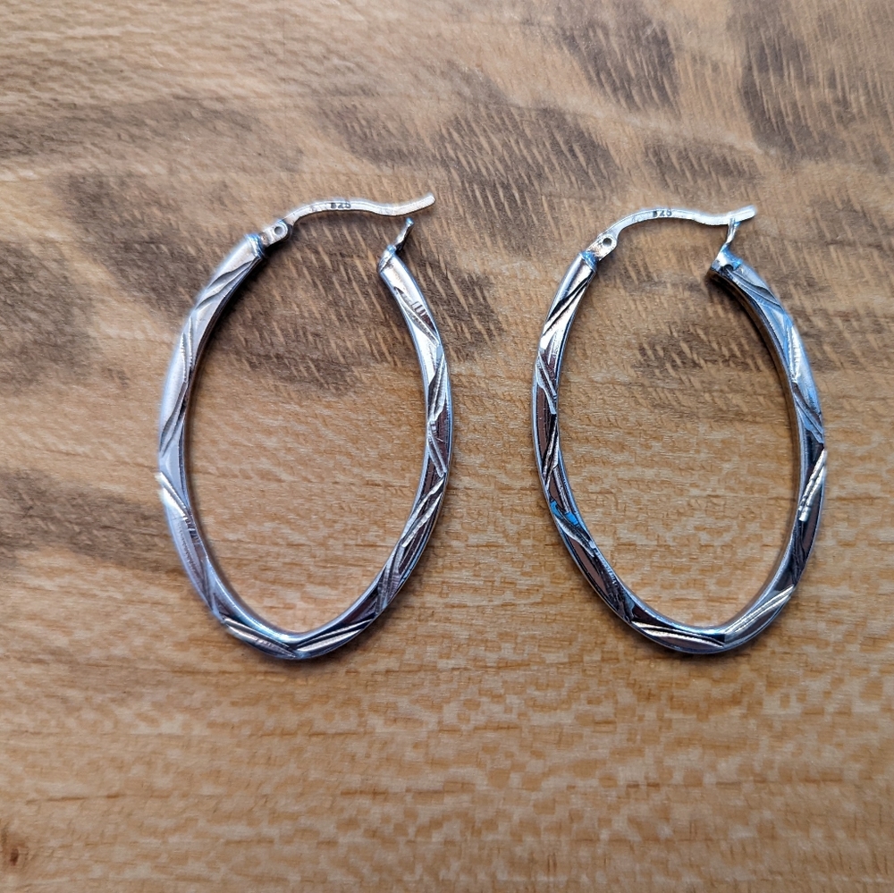 Sterling Silver Hoops